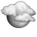 Pronóstico:  Mostly cloudy and cooler. Precipitation possible within 12 hours, possibly heavy at times. Windy. 
